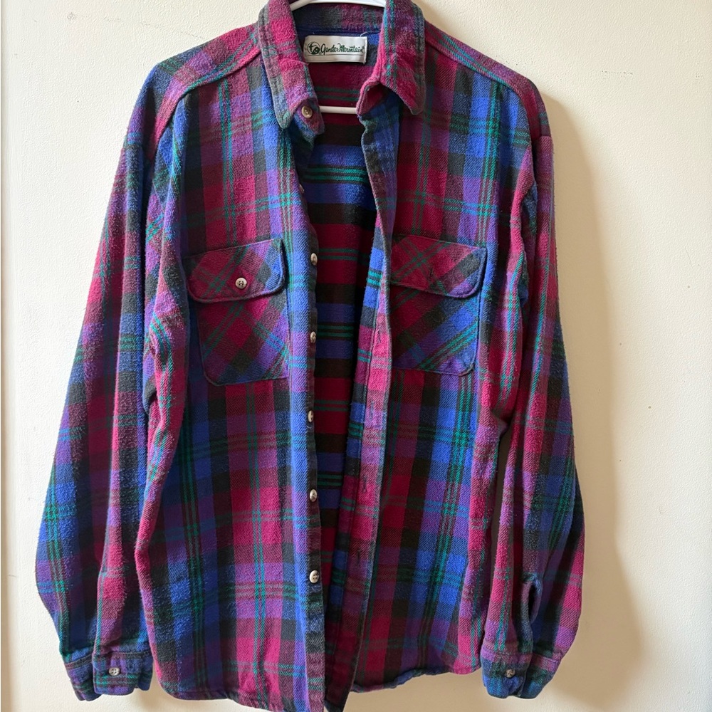 Vintage Gander Mountain Heavyweight Flannel Shirt Made in USA XL